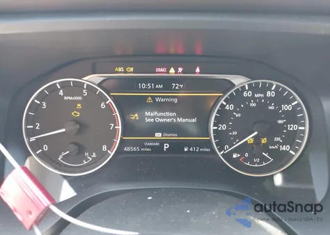 2021 Nissan Rogue Sv Fwd из США, поврежденный, VIN JN8AT3BA9MW001903